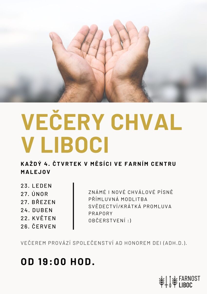 Večery chval v Liboci 2025
