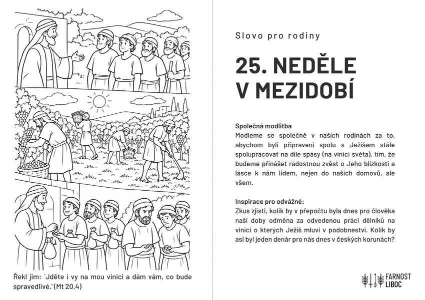 25. neděle v mezidobí 2026 A