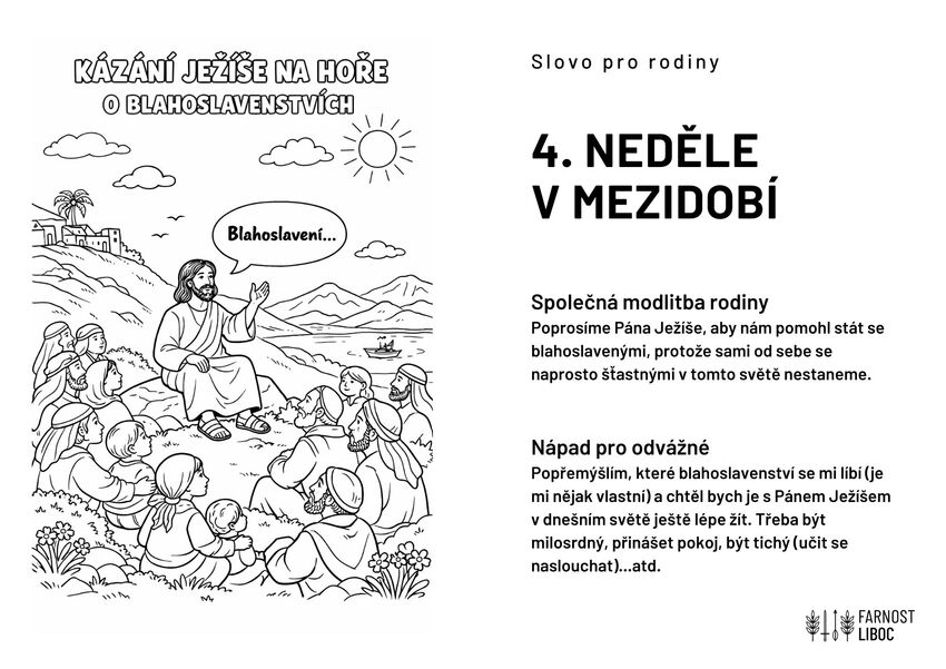 4. nedele v mezidobí 2026 A