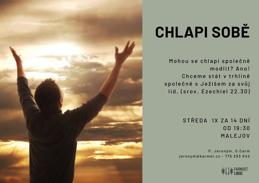 Chlapi sobě plakátek